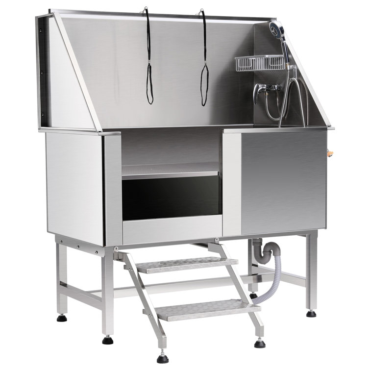 COZ Stainless Steel Dog Grooming Bath Tub & Reviews Wayfair